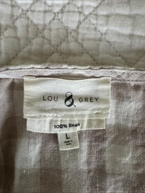 Lou & Grey Linen Top in Light Taupe